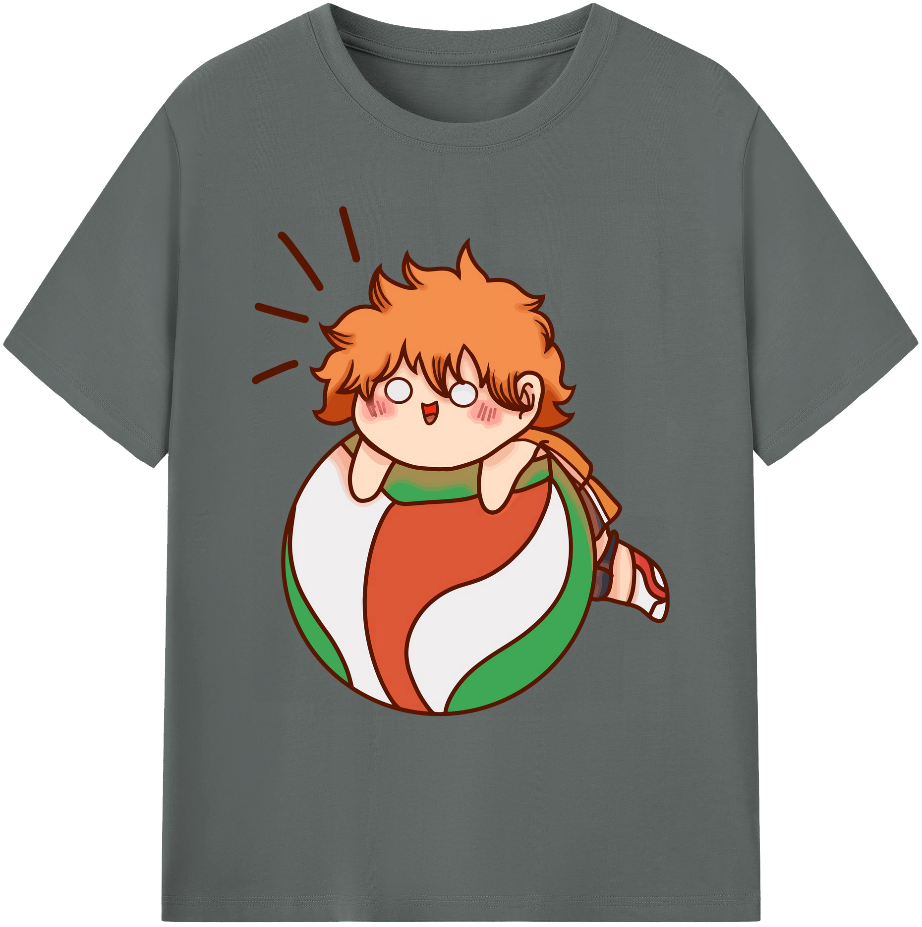 （画像用） ハイキュー!! Haikyu!! 綿100％ メンズ半袖Tシャツ｜肌触りやわらか＆通気性